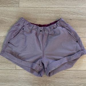Purple Lulu Lemon Shorts